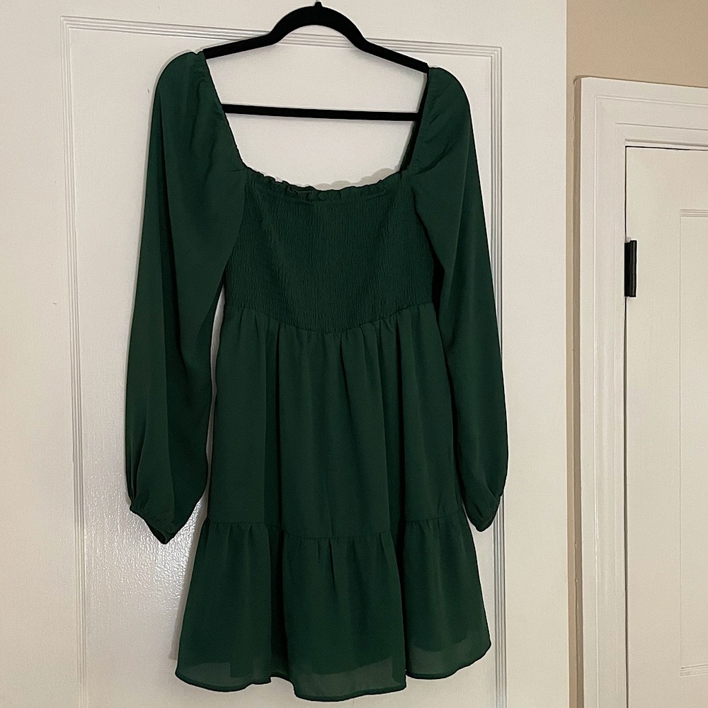 SOLD Abercrombie & Fitch Tiered Smock Mini Dress